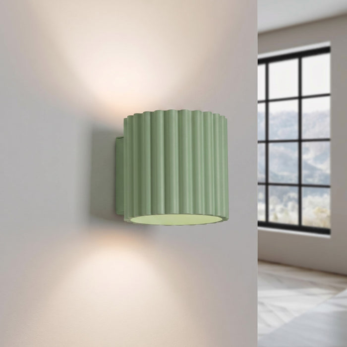 SOLLUX SL.2410 Aplique de pared AURA salvia G9
