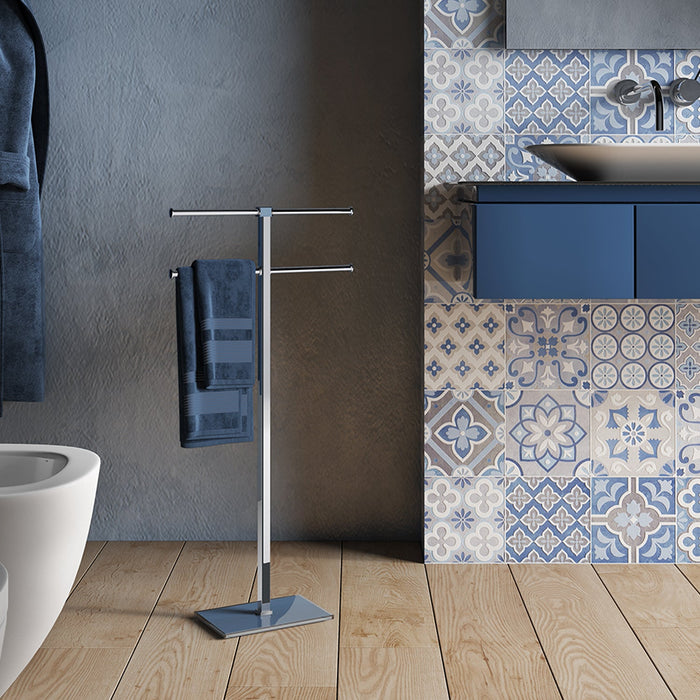 GEDY RA316500000 RAINBOW Toallero De Pie Cromo