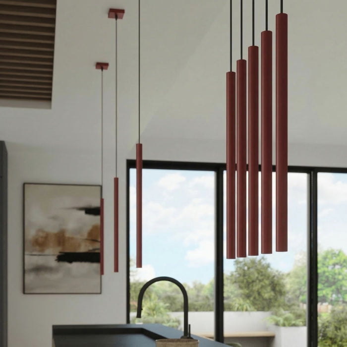SOLLUX SL.2121 Lámpara colgante PASTELO 1 burdeos