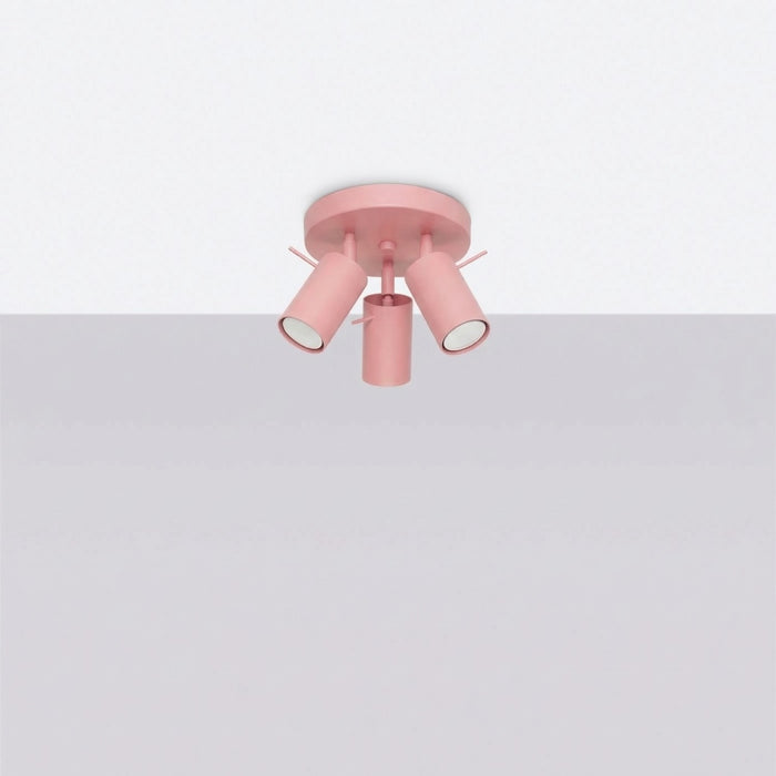 SOLLUX SL.2174 Plafón RING 3P rosa