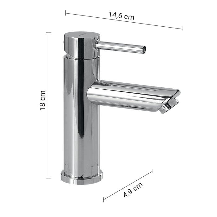 GEDY MXGA0113000 GARDA Grifo bajo de lavabo cromo