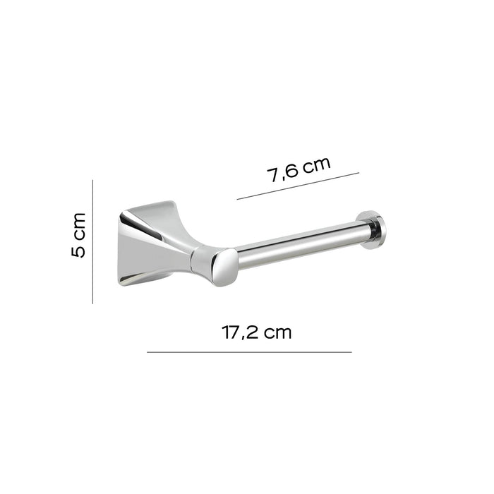 GEDY CE241300100 CERVINO Chrome Toilet Paper Holder