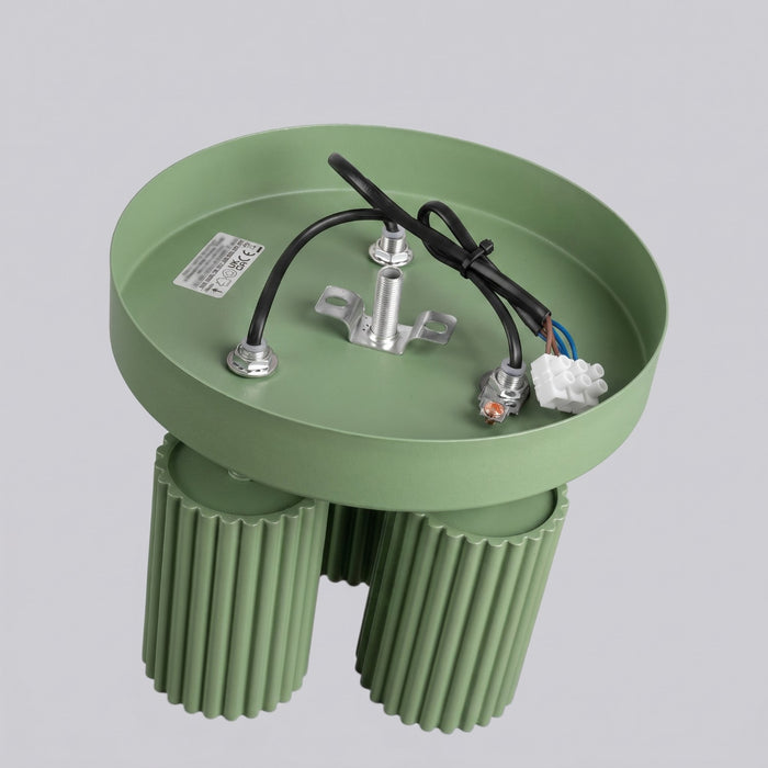 SOLLUX SL.2353 Plafón KARBON 3P salvia