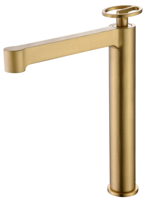 IMEX BDC033-3OC OLIMPO Monomando Lavabo Alto Oro Cepillado