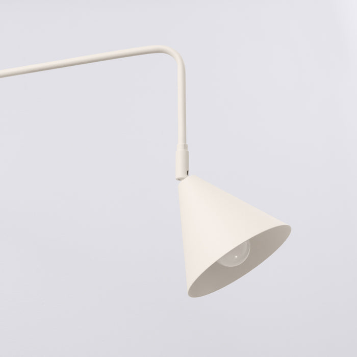 SOLLUX SL.2494 Aplique de pared NOX 1 beige con interruptor