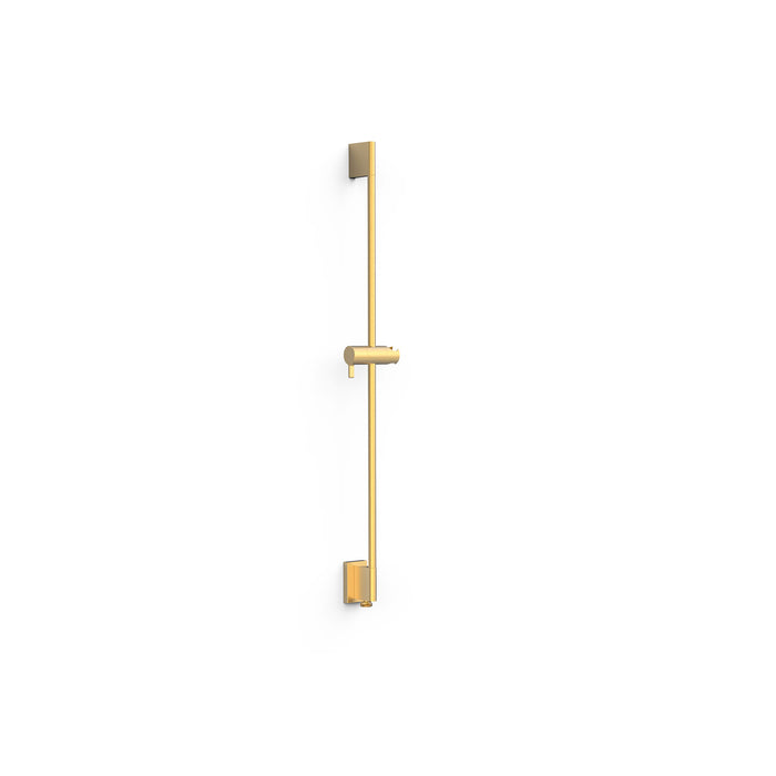 TRES 03493199OM Barra Deslizante para Ducha con Toma De Agua A Pared Color Oro Mate