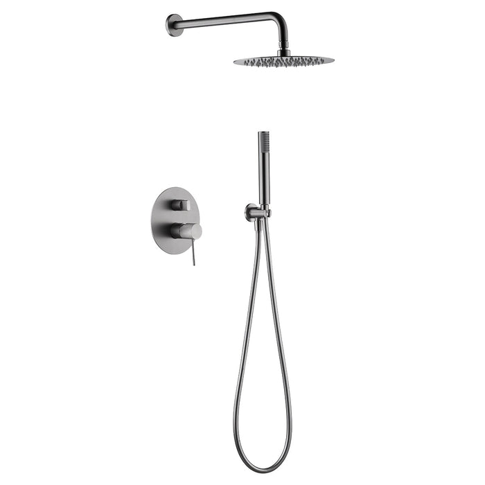 IMEX GPD038/NQ LINE Built-in Shower Set Single-lever Brushed Nickel