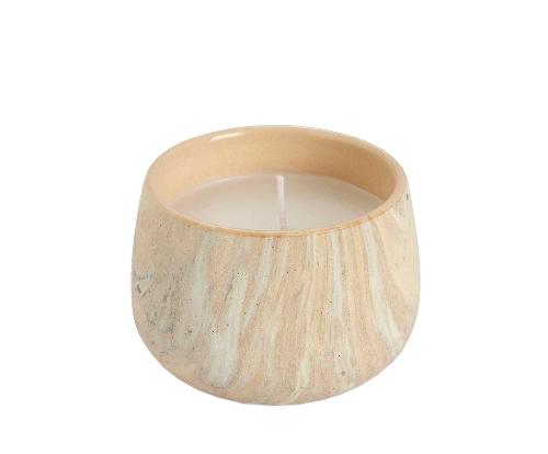 ANDREA HOUSE AX73163 Vela Cerámica Corfú Ø9X6,5Cm