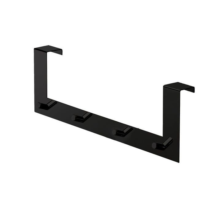 GEDY 21231400100 Percha Múltiple Puerta 40MM Negro Mate