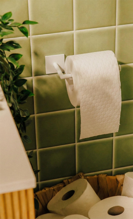 COSMIC 2766558 STICK Roll Holder Without Cover White