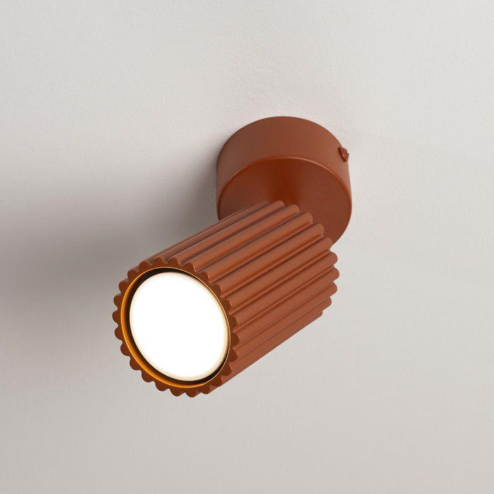 SOLLUX SL.1916 Plafón KARBON 1 ocre rojo