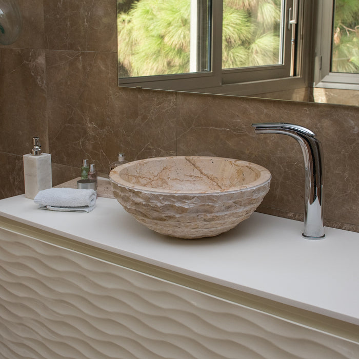 FORZINI FZ-BG/BC-MB-111 NEMESIS Lavabo de mármol Beige