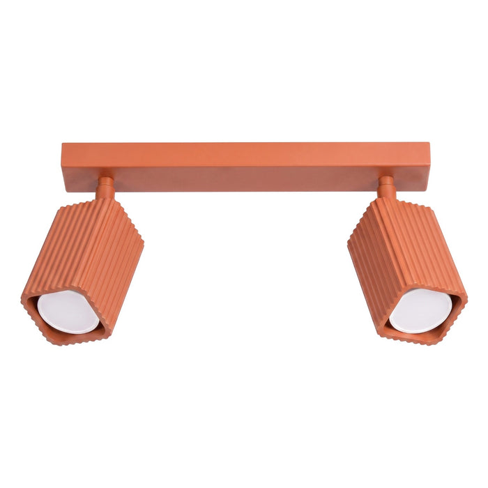 SOLLUX SL.3192 Lámpara De Techo Rayo 2 Ocre Rojo