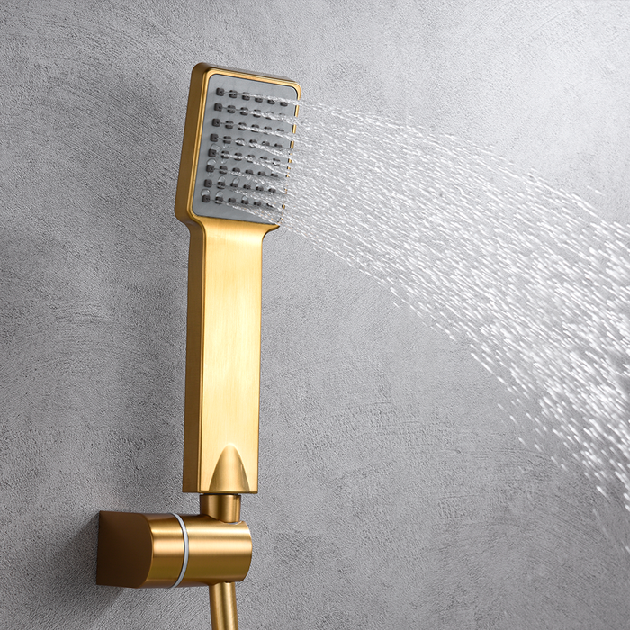 IMEX BDAR025-4OC ART Bathroom / Shower Single-lever Brushed Gold Kit