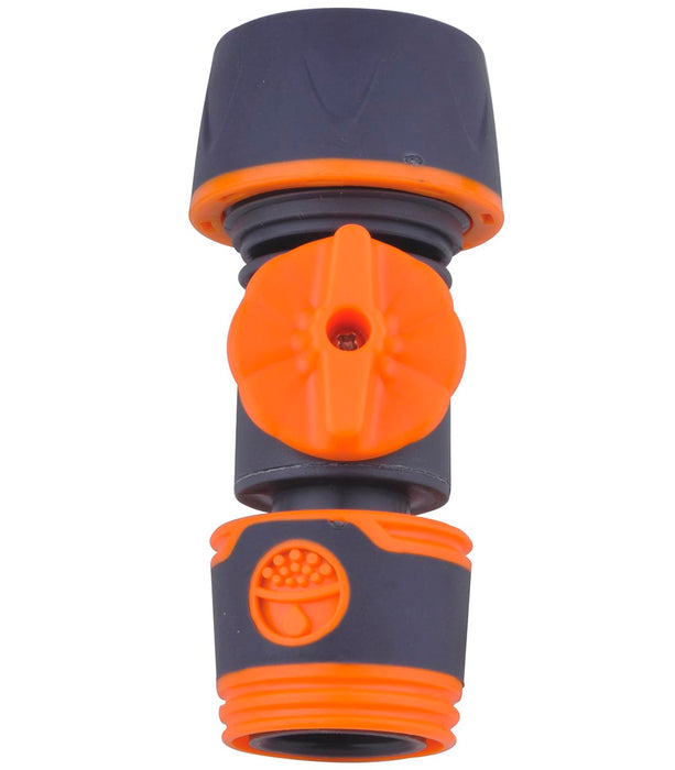 ARCOBAÑ 15COVA  Conector Manguera 13-16mm Con Valvula Corte De Agua