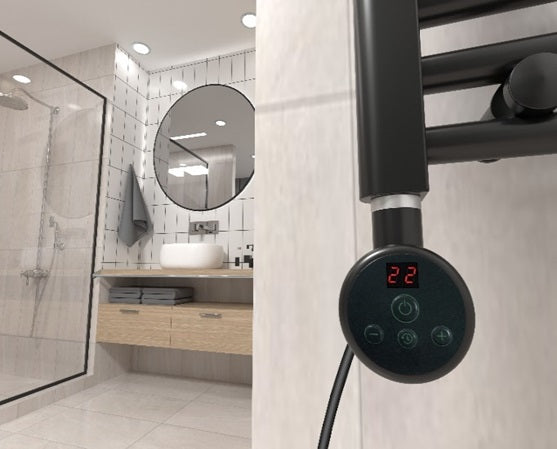 ARCOBAÑ 00RNE1500  Radiador Electrico Negro 1500 X 500