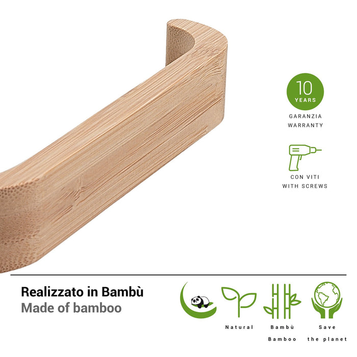 GEDY HY703500000 HIMALAYA Natural Ring Towel Holder