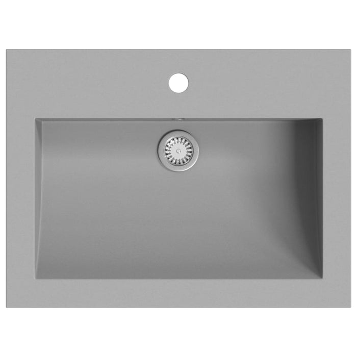 VXL Gray Granite Sink 600X450X120 Mm