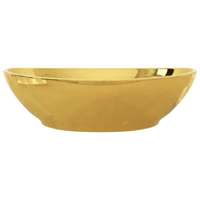 VXL Washbasin 40X33X13.5 cm Ceramic Golden