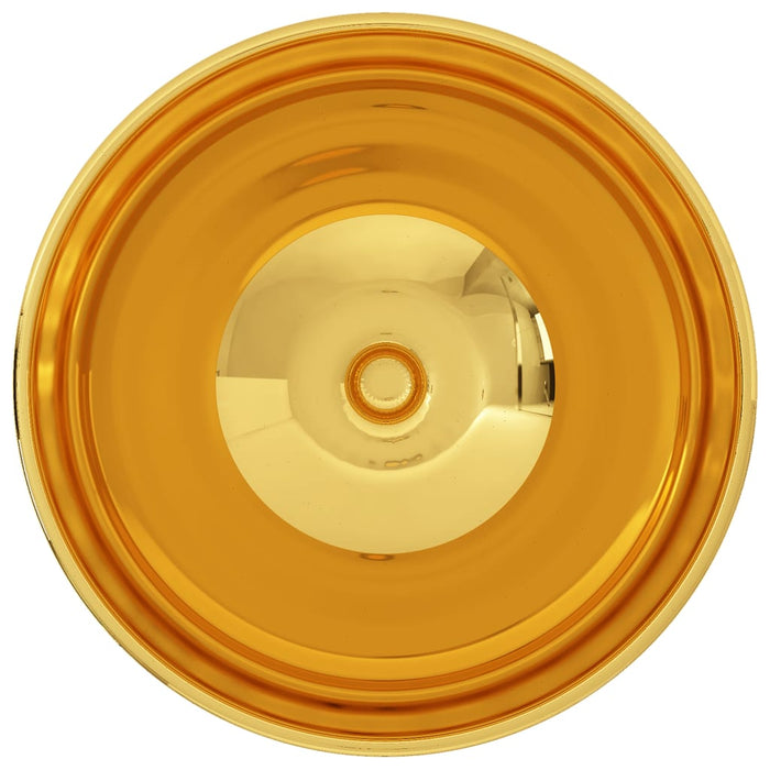 VXL Washbasin 32.5X14 cm Ceramic Golden