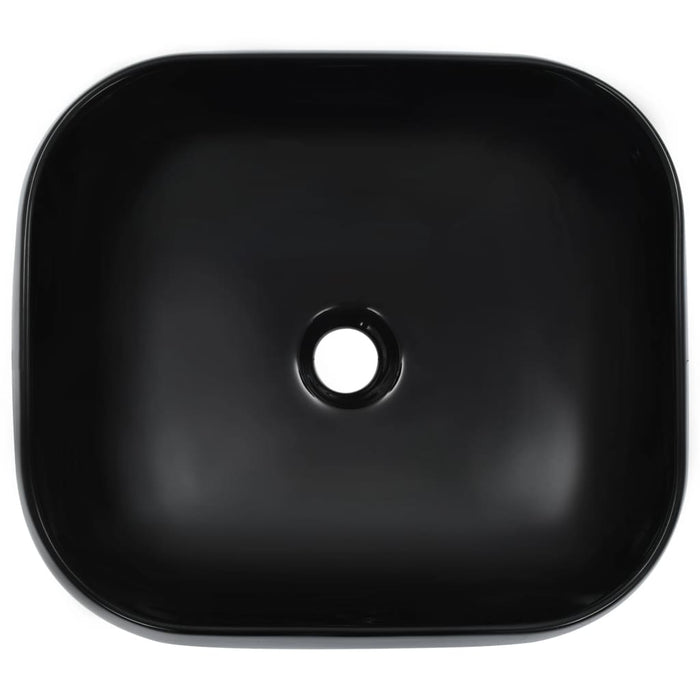 VXL Washbasin 44.5X39.5X14.5 cm Ceramic Black