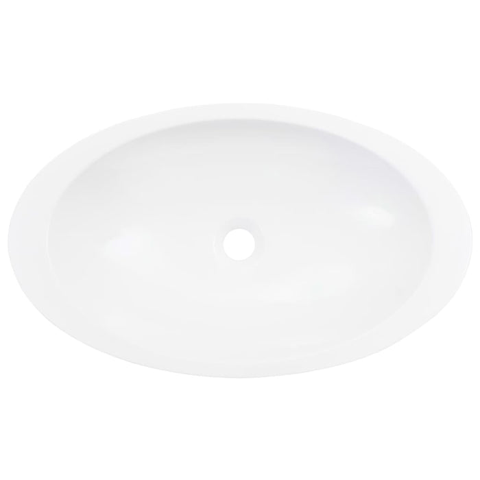 VXL Washbasin 59.3X35.1X10.7 cm Mineral Resin/White Marble