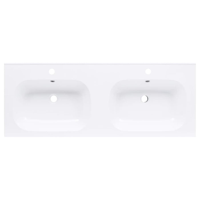 VXL Built-in Double Sink Smc White 1205X460X145 Mm