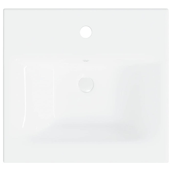 VXL Built-in Washbasin With White Ceramic Faucet 42X39X18 cm