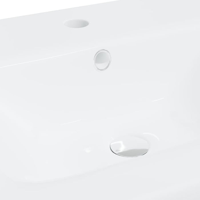 VXL Built-in Washbasin With White Ceramic Faucet 42X39X18 cm