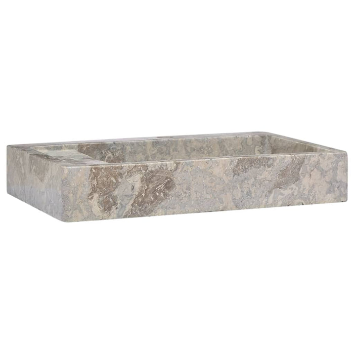 VXL Gray Marble Washbasin 58X39X10 cm