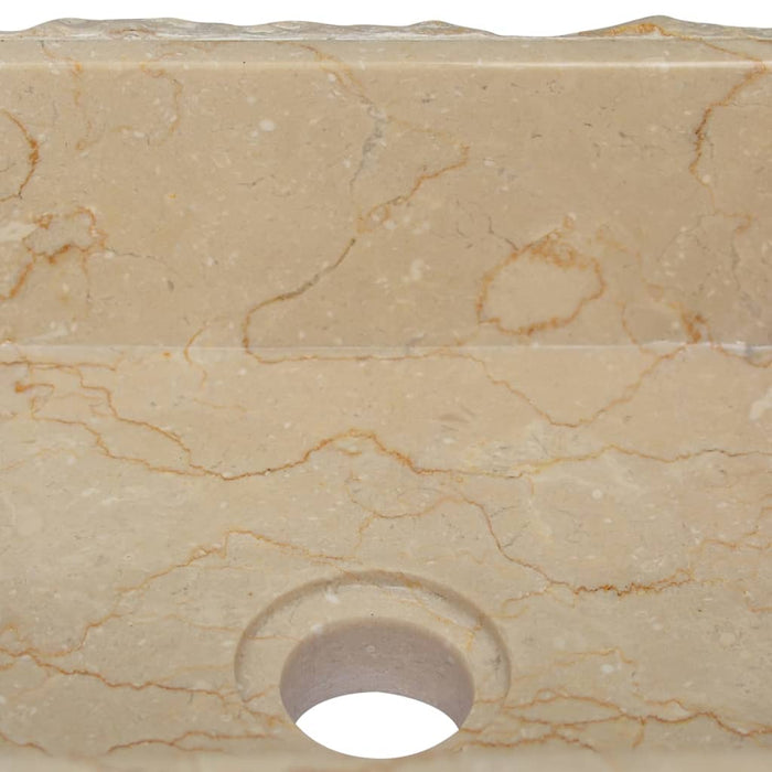 VXL Cream Marble Washbasin 30X30X13 cm