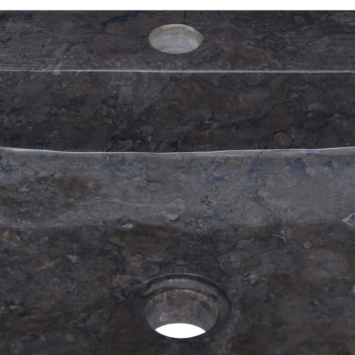 VXL Black Marble Washbasin 40X40X12 cm