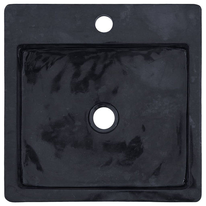 VXL Black Marble Washbasin 40X40X12 cm