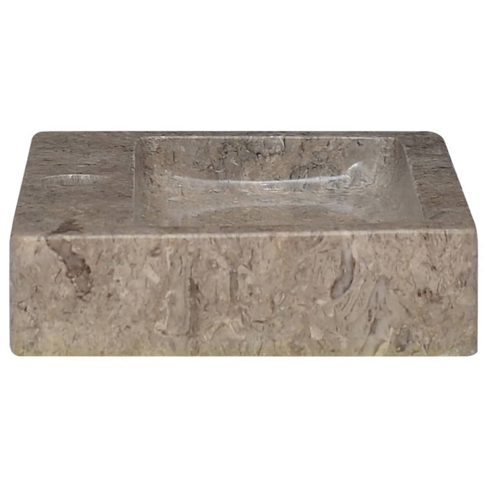 VXL Gray Marble Wall Washbasin 38X24X6.5 cm