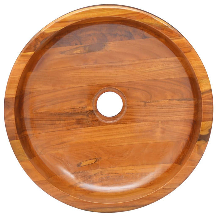 VXL Solid Teak Wood Washbasin ¿40X10 cm