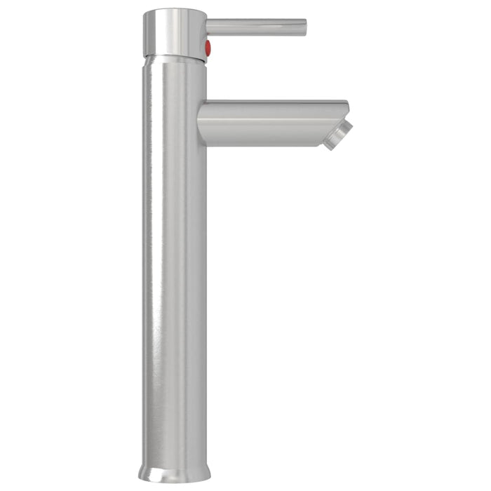 VXL Washbasin with Faucet and Golden Tempered Glass Push-Button Plug