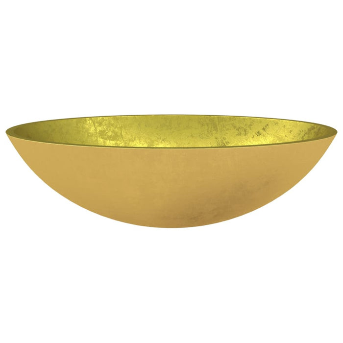 VXL Golden Glass Washbasin 50X37X14 cm