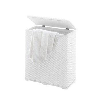 GEDY 20380200300 Cesto Contenedor Ambrogio Blanco