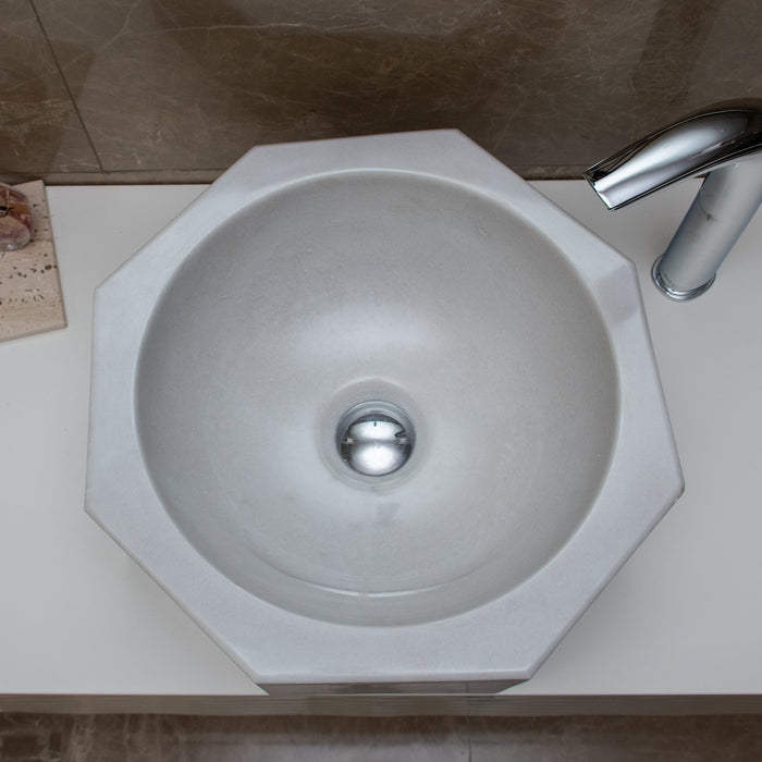 FORZINI FZ-WH/ZW-MB-113 TIBERINUS Lavabo de mármol Blanco
