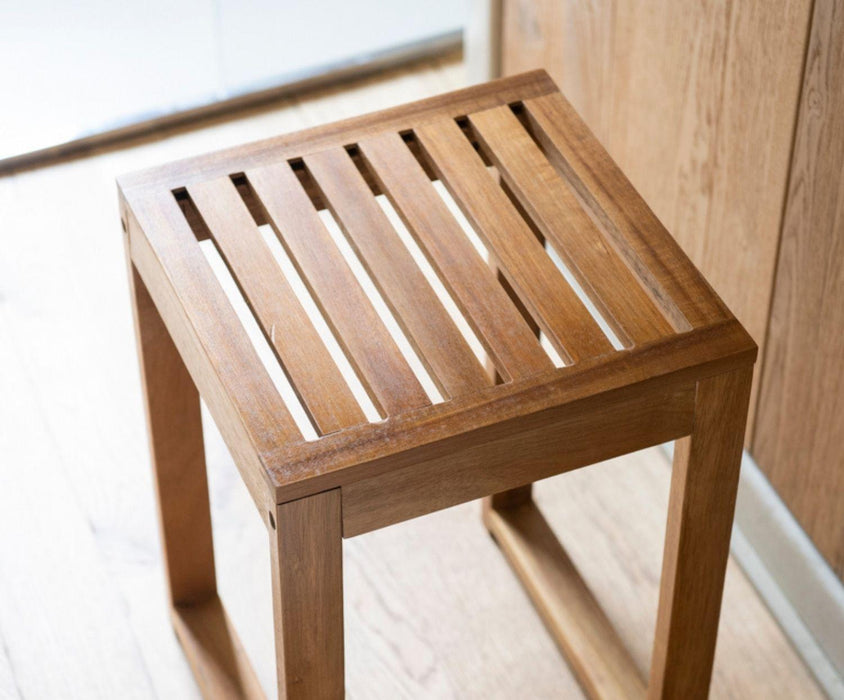 ANDREA HOUSE BA73146 Taburete de baño de madera