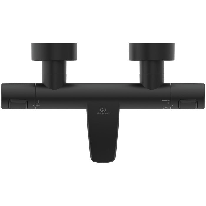 IDEAL STANDARD A7544XG CERATHERM T25 Thermostatic Bath/Shower Mixer Black Silk