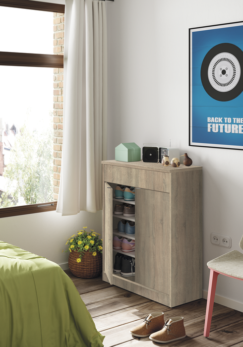 PITARCH FURNITURE Berlin Cambrian Oak Shoe Rack