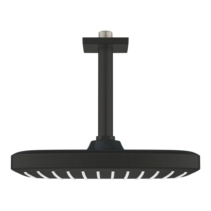 GROHE 26 688 243 TEMPESTA 250 Cube Ducha de techo con brazo 142 mm, 1 chorro Negro Mate