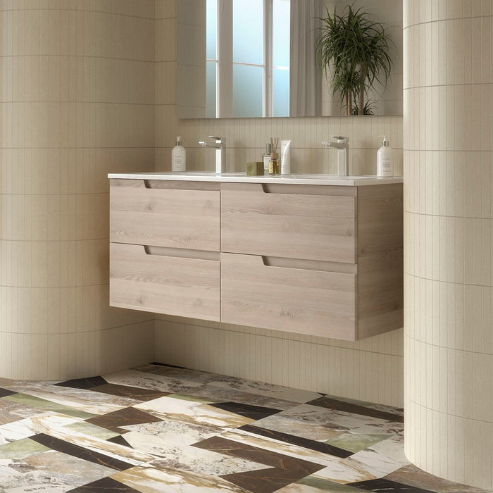 SALGAR 117963 VIMA Mueble+Lavabo 120 Color Roble Sienna