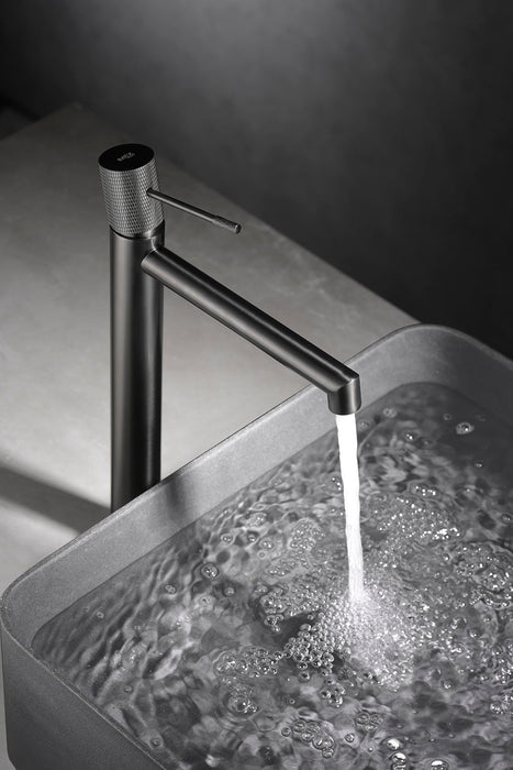 IMEX BDD038-3BGM LINE Grifo de Lavabo Alto Black Gun Metal Metal