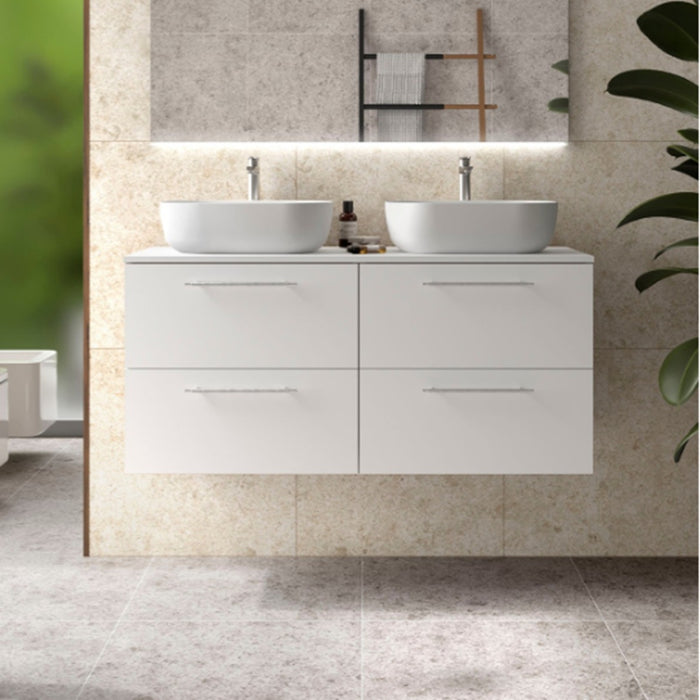 SALGAR SILANE Mueble 120 Con Tapa Blanco Satinado