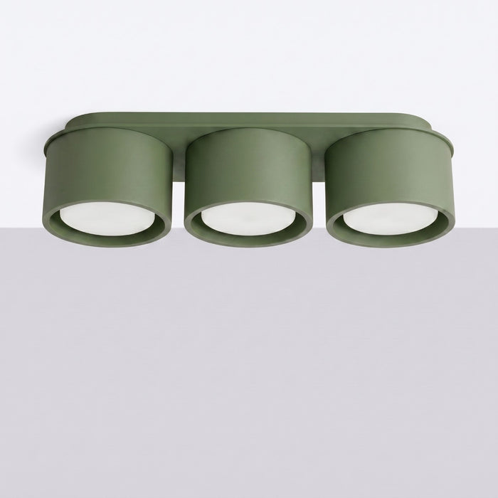 SOLLUX SL.2464 Plafón MODO 3 verde oliva Gx53