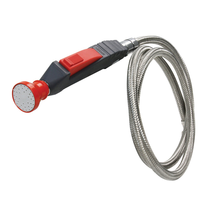 PRESTO 85768 Lava-ojos de emergencia manuaL con flexible montaje mesa 85768 Rojo