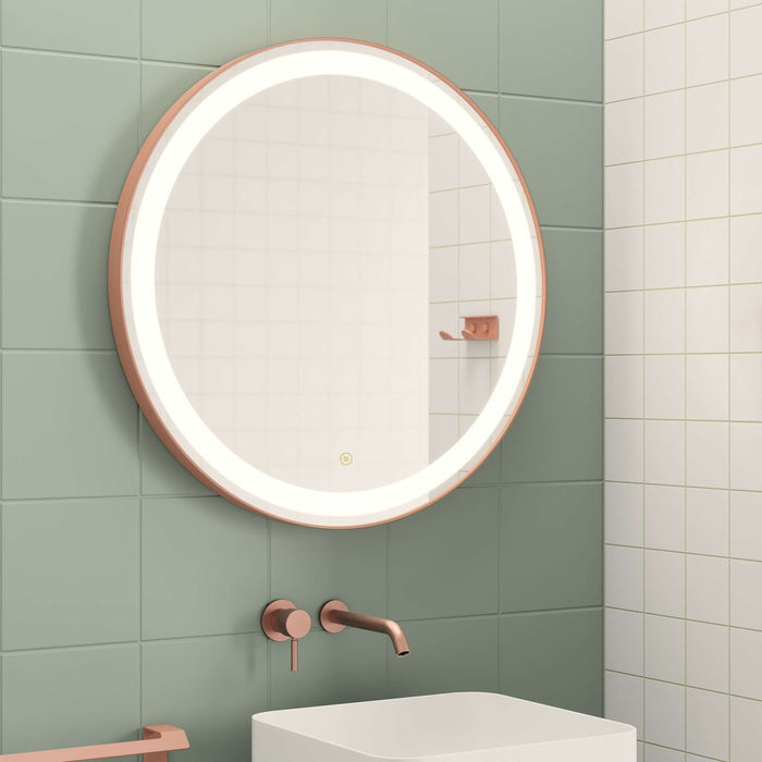 MANILLONS TORRENT 07226034 CIRCULAR PLUS Espejo Terracota 70Ø