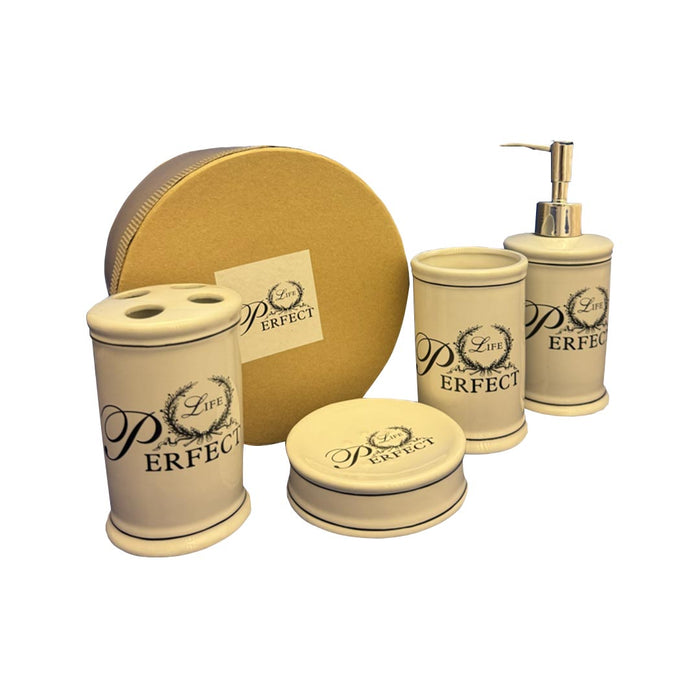 ARCOBAÑ FCSET4BAÑO  Set 4 Piezas Baño Cerámica